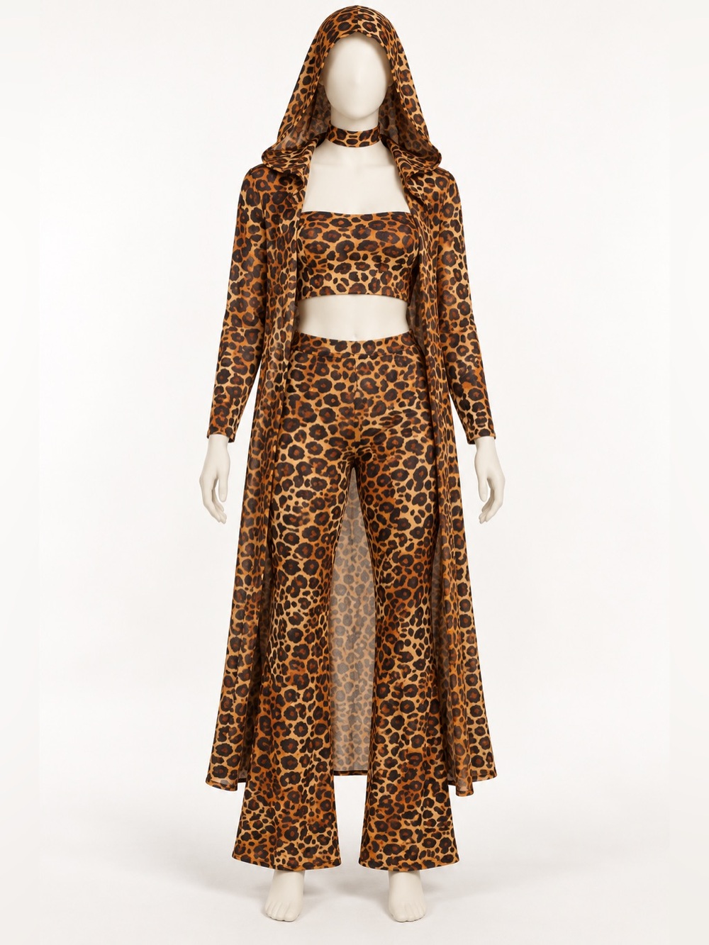 Shania Twain That Don’t Impress Me Much Leopard Costume 4-Piece S/M